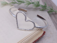 Load image into Gallery viewer, Sterling Heart Cuff
