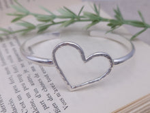 Load image into Gallery viewer, Sterling Heart Cuff

