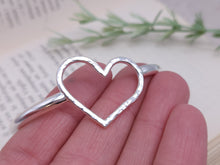 Load image into Gallery viewer, Sterling Heart Cuff
