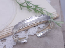Load image into Gallery viewer, Sterling Silver Anticlastic Molten Cuff
