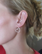 Load image into Gallery viewer, Sterling Silver Heart Threaders
