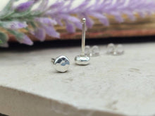 Load image into Gallery viewer, Small Sterling Hammered Stud Earrings
