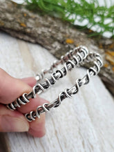 Load image into Gallery viewer, Rustic Sterling Silver Wrapped Bangle Bracelet
