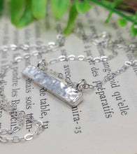 Load image into Gallery viewer, Sterling Silver Bar Necklace
