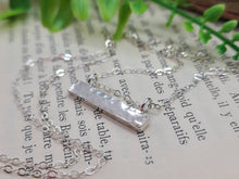 Load image into Gallery viewer, Sterling Silver Bar Necklace
