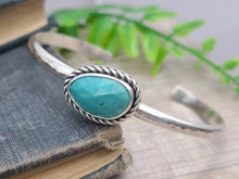 Load image into Gallery viewer, Sterling Silver and Turquoise Cuff
