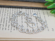 Load image into Gallery viewer, Sterling Silver Chain Link Bracelet / Hand Forged / Thick
