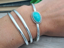 Load image into Gallery viewer, Sterling Silver and Turquoise Cuff
