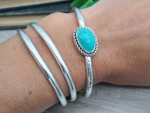 Sterling Silver and Turquoise Cuff
