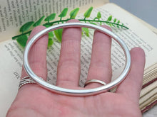 Load image into Gallery viewer, Thick Chunky 4 mm Sterling Silver Bangle / Heavy /
