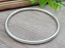 Load image into Gallery viewer, Thick Chunky 4 mm Sterling Silver Bangle / Heavy /
