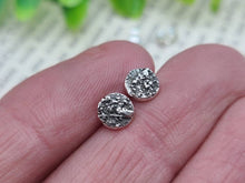 Load image into Gallery viewer, Sterling Silver Circle Stud Earrings / Posts
