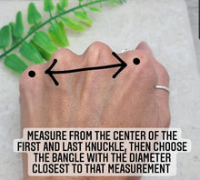 Load image into Gallery viewer, Sterling Silver Bangle Bracelet / Thin Bangles / Dainty
