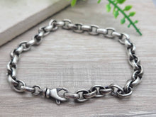 Load image into Gallery viewer, Mens Heavy Thick Sterling Bracelet
